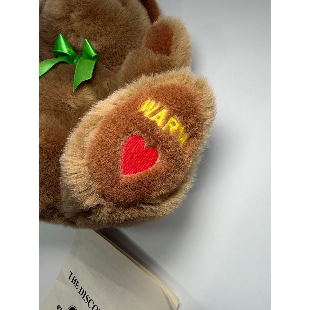 VTG Teddy Warm Heart Plush 11" Brown Microwaveable Stuffed Animal - Picture 5 of 16